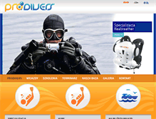 Tablet Screenshot of prodivers.pl